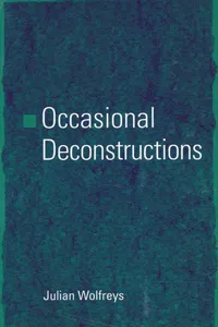 Occasional Deconstructions_cover