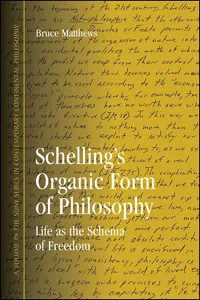 Schelling's Organic Form of Philosophy_cover