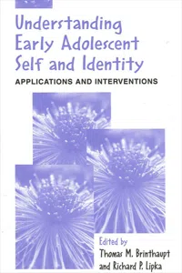 Understanding Early Adolescent Self and Identity_cover