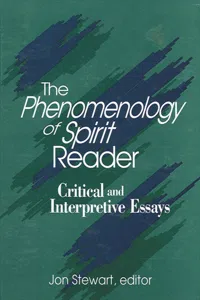 The Phenomenology of Spirit Reader_cover