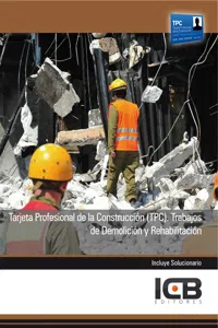 TARJETA PROFESIONAL DE LA CONSTRUCCIÓ. TRABAJOS DE DEMOLICIÓN Y REHABILITACIÓN_cover