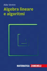 Algebra lineare e algoritmi_cover