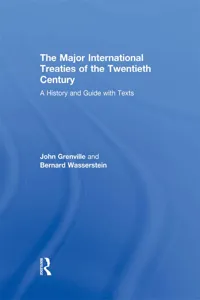 The Major International Treaties of the Twentieth Century_cover