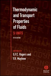 Thermodynamic and Transport Properties of Fluids_cover