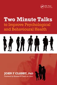 Two Minute Talks to Improve Psychological and Behavioral Health_cover