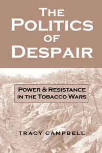 The Politics of Despair_cover