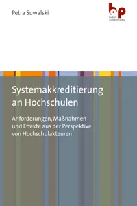 Systemakkreditierung an Hochschulen_cover