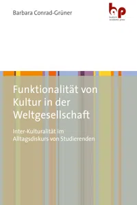 Funktionalität von Kultur in der Weltgesellschaft_cover