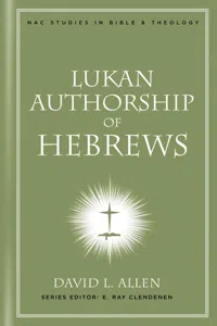 Lukan Authorship of Hebrews_cover