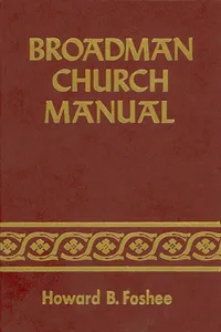 Broadman Church Manual_cover