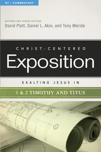 Exalting Jesus in 1 & 2 Timothy and Titus_cover
