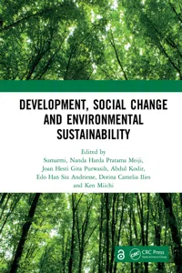 Development, Social Change and Environmental Sustainability_cover