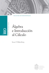 Álgebra e introducción al cálculo_cover