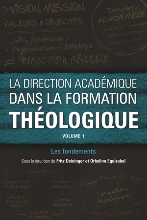 La direction académique dans la formation théologique, volume 1