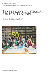 Tenete l'antica strada e fate vita nuova_cover