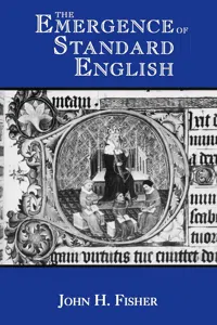 The Emergence of Standard English_cover