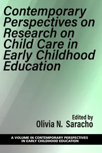 Contemporary Perspectives on Research on Child Care in Early Childhood Education_cover