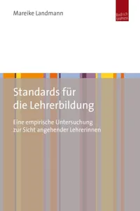 Standards für die Lehrerbildung_cover