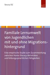 Familiale Lernumwelt von Jugendlichen mit und ohne Migrationshintergrund_cover