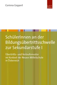 SchülerInnen an der Bildungsübertrittsschwelle zur Sekundarstufe I_cover