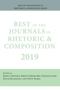 Best of the Journals in Rhetoric and Composition 2019_cover