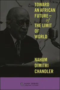 Toward an African Future—Of the Limit of World_cover