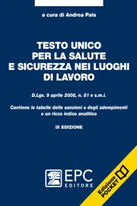 Testo unico per la salute e sicurezza nei luoghi di lavoro_cover