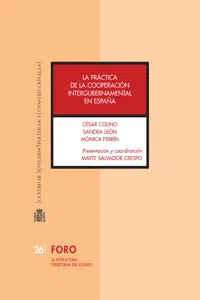 La práctica de la cooperación intergubernamental en España_cover