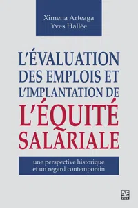 L'évaluation des emplois et l'implantation de l'équité salariale : une perspective historique et un regard contemporain_cover