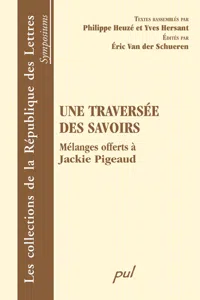 Une traversée des savoirs_cover