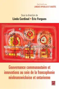 Gouvernance communautaire et innovations au sein de la francophonie..._cover