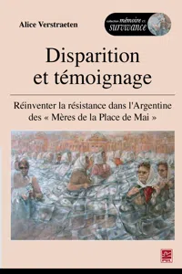 Disparition et témoignage_cover