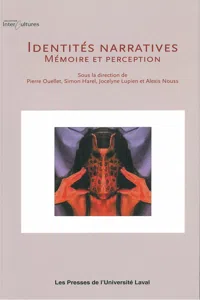 Identités narratives: mémoire et perception_cover