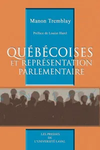 Les québécoises et les représentations parlementaires_cover