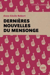 Dernières nouvelles du mensonge_cover