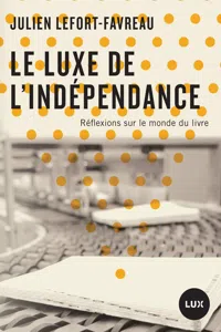 Le luxe de l'indépendance_cover