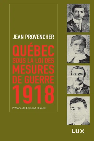 Québec sous la loi des mesures de guerre