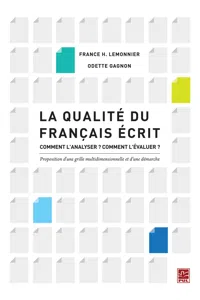 La qualité du français écrit_cover