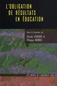 L'obligation de résultats en éducation_cover