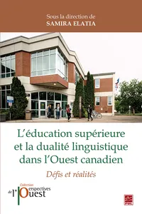 L'éducation supérieure et la dualité linguistique dans l'Ouest canadien_cover