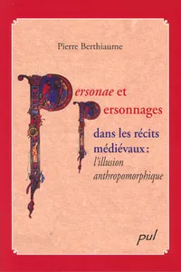 Personae et personnages dans les récits médiévaux_cover