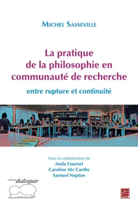 La pratique de la philosophie en communauté de recherche_cover