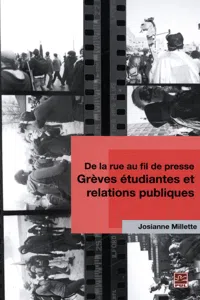 De la rue au fil de presse - Grève étudiantes et relations.._cover