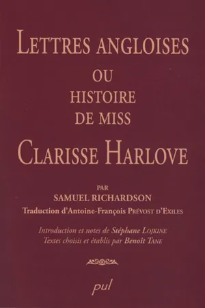 Lettres angloises ou histoire de Miss Clarisse Harlove