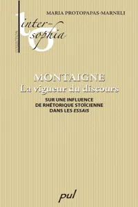 Montaigne : La vigueur du discours_cover