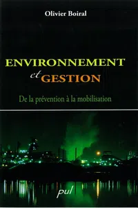 Environnement et gestion: de la prévention de la..._cover