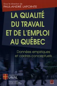 Qualité du travail et de l'emploi au Québec La_cover