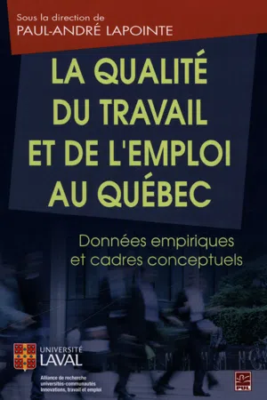 Qualité du travail et de l'emploi au Québec La