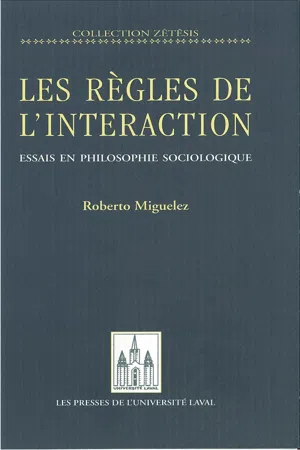 Règles de l'interaction Les