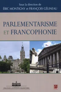 Parlementarisme et francophonie_cover